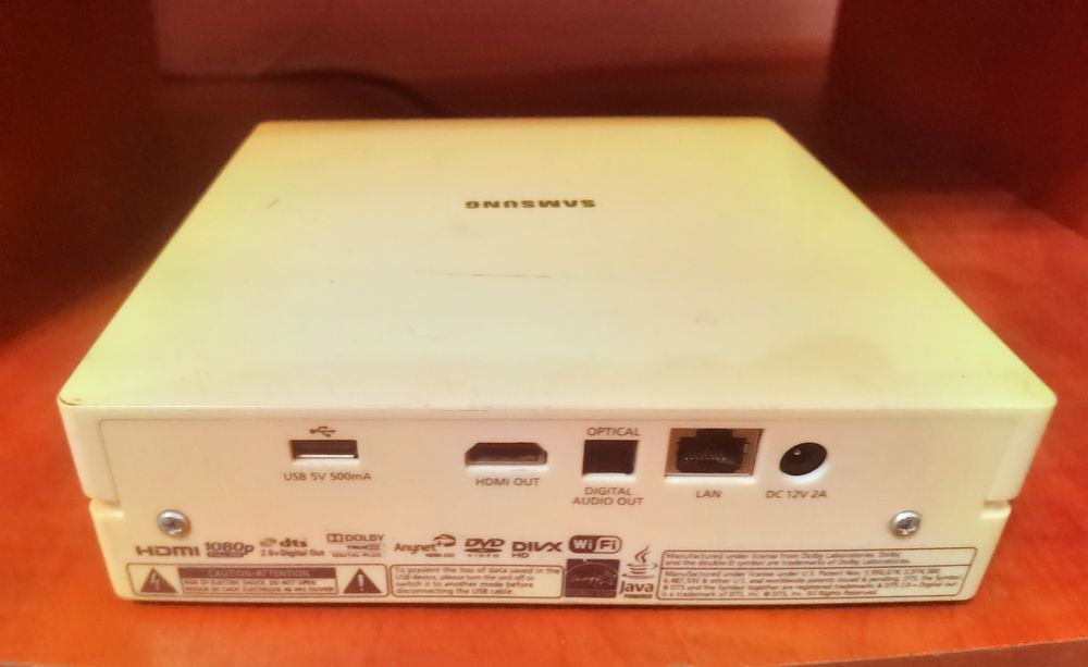 Bluray 3D player Samsung BD-ES6000E 3d blu-ray dvd disc player