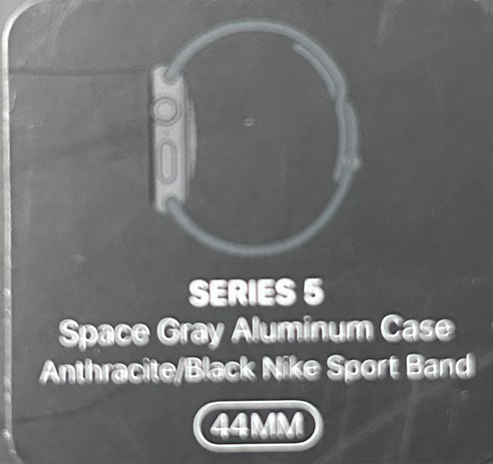 Apple Watch SERIES 5  Black Nike Sport Band