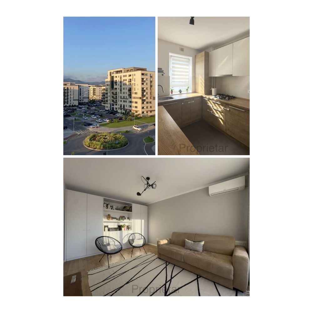 PROPRIETAR vand Apartament cu 2 camere, decomandat, Coresi Kasper
