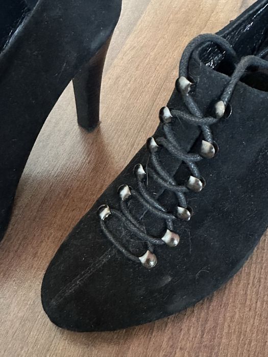 ботильоны замша бу