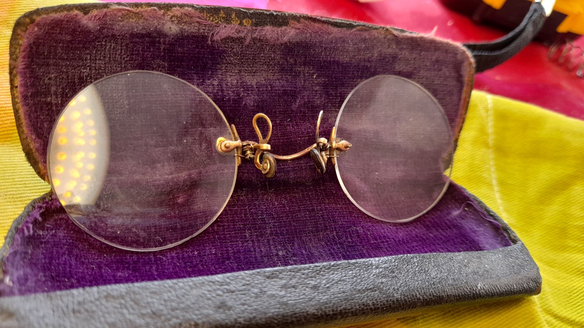 Pince nez vechi marcat