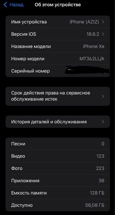 İphone Xr 128gb LL/A