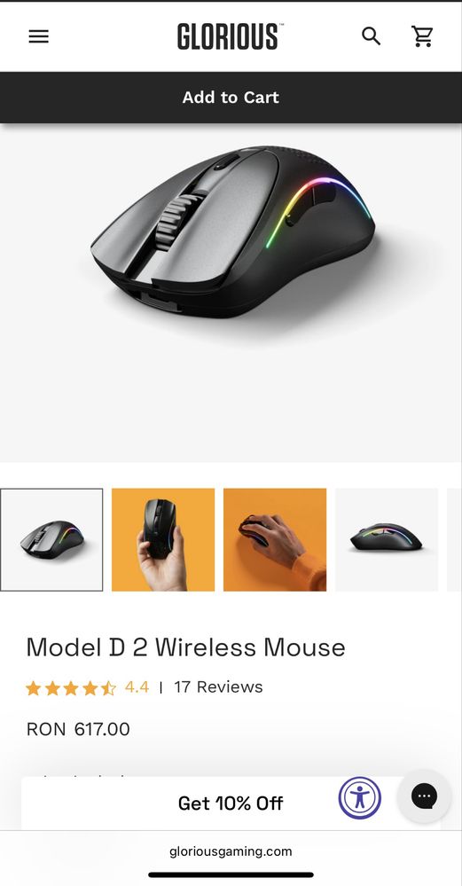 Mouse Gaming Wireless Glorious PC Gaming Race