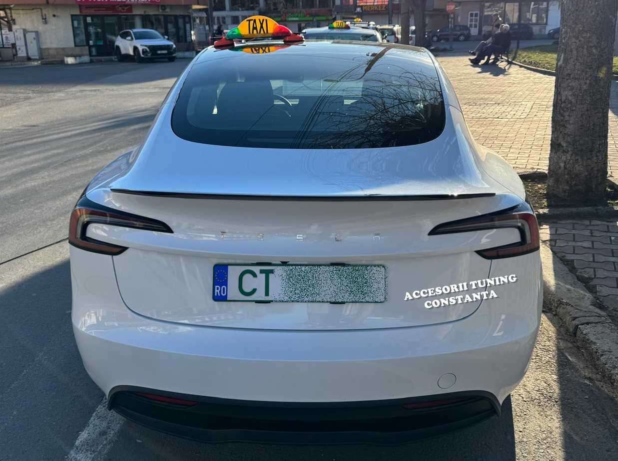 Eleron Portbagaj - Tesla Model 3 Negru Lucios