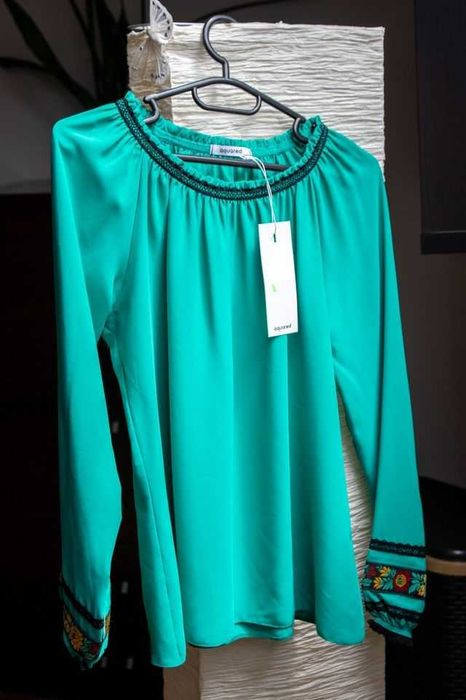 Vand sacou verde/ bluza verde