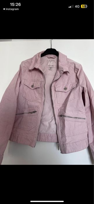 Jacheta din catifea reiata Amisu