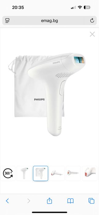 Фотоепилатор Philips Lumea Advanced SC1955/00