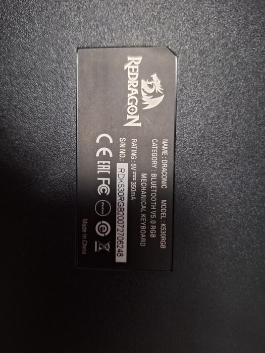 Tastatură de gaming Redragon Draconic