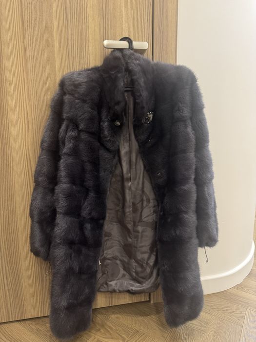 Норковая шуба верх