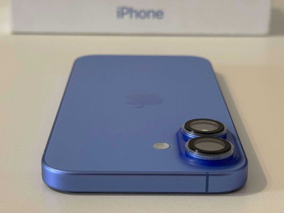 Бартер!Гаранция! iPhone 16 Ultramarine (Син) 94% Батерия.