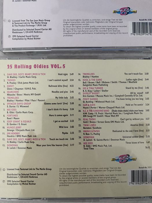 100 Rolling Oldies - set 4 CD-uri muzica