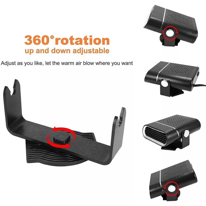 300W МОЩЕН Отоплител за кола автомобил. Печка Духалка Парно 300 вата