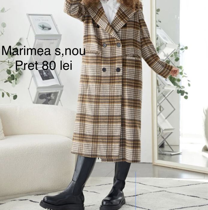 Palton midi dama marimea s
