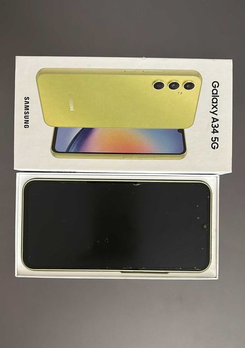 Vând telefon SAMSUNG Galaxy A34 5G, 128GB,DSN 6 GB RAM Dual SIM..