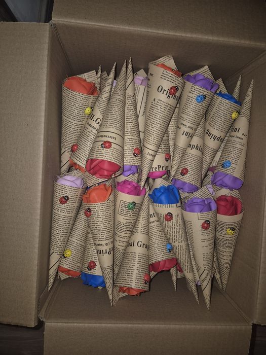 Trandafiri sapun 3lei buc