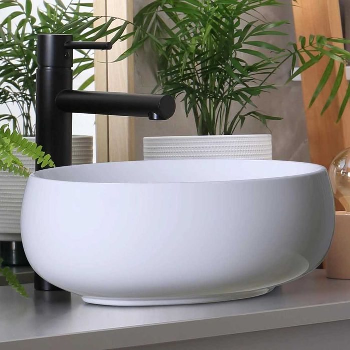 Lavoar oval premium  cu efect Lotus