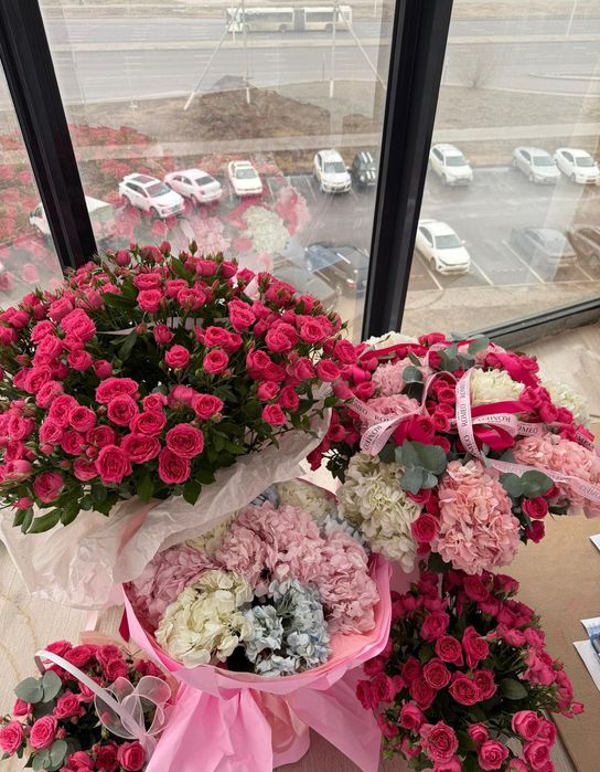 Продам свежие цветы букеты