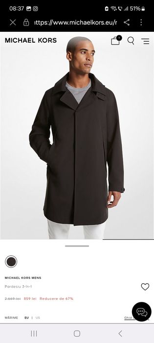 Pardesiu Michael Kors