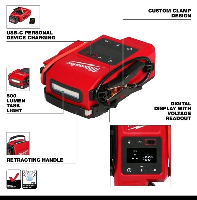 Robot pornire milwaukee m18