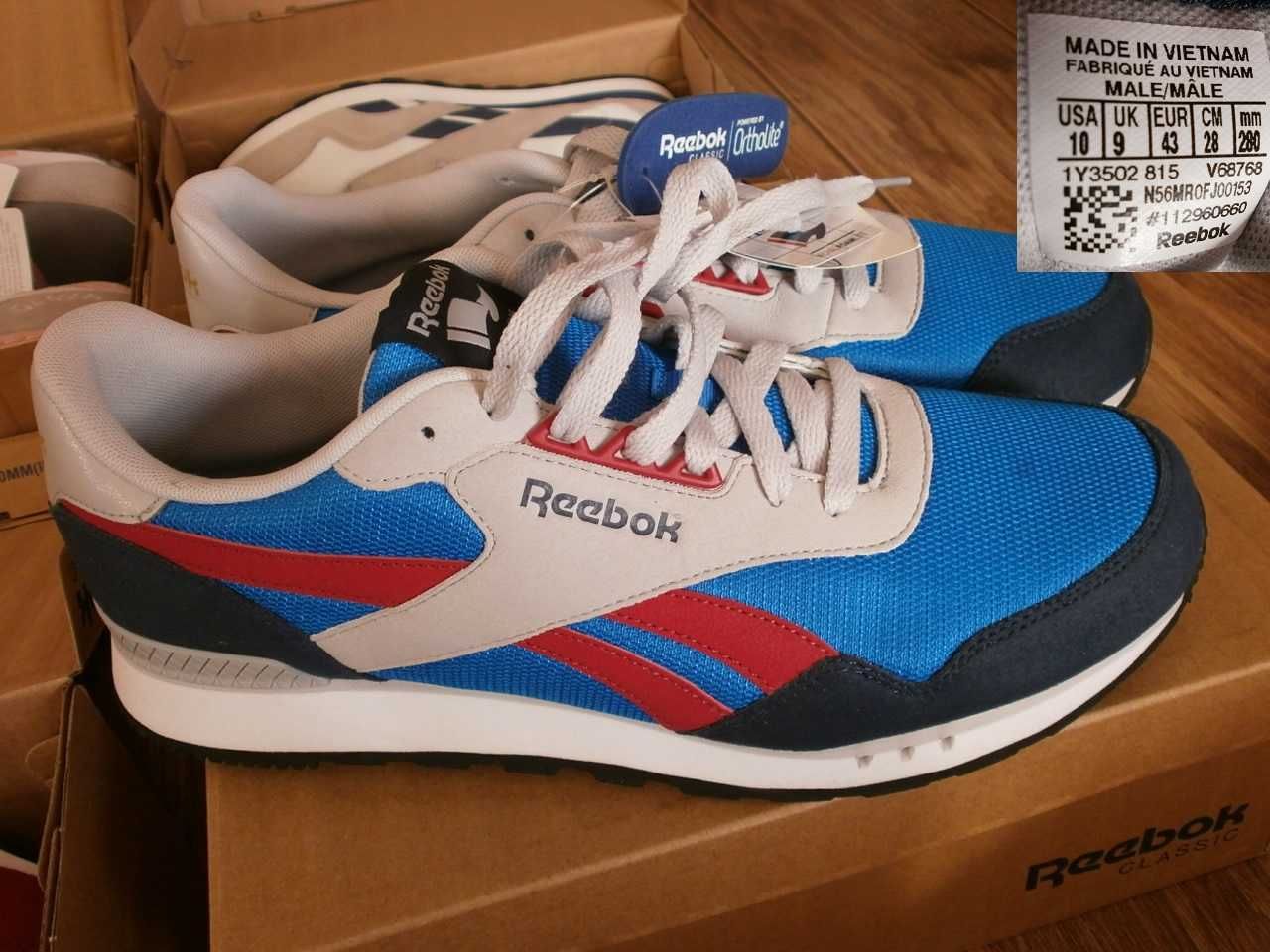43 Чисто Нови Маратонки Reebok Classic Три Чифта