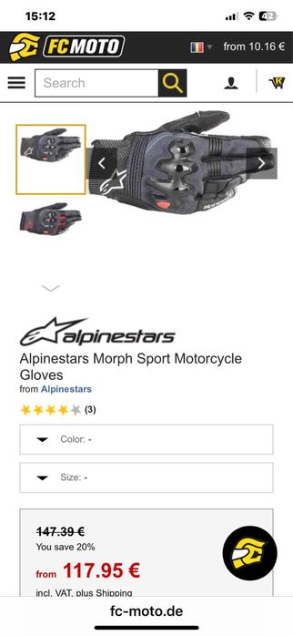 Manusi Alpinestars Morpf Sport