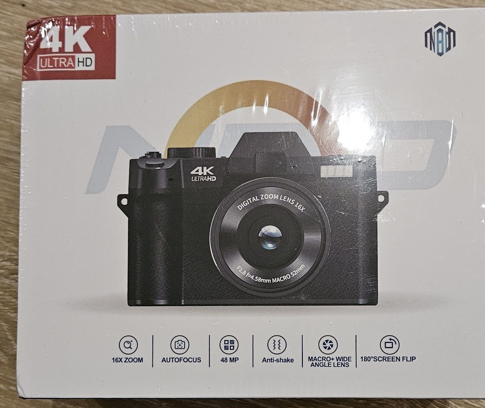 Aparat foto digital, NBD®, 4K, Ultra HD, 3.0'', 16X Digital Zoom, 48MP