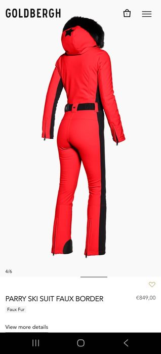 Ски екип Goldbergh червен цял