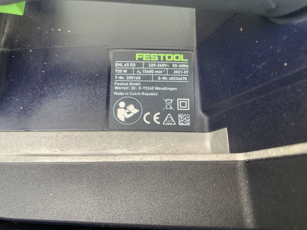 Festool EHL 65 EQ/ 230V /720W/електрическо ренде в куфар