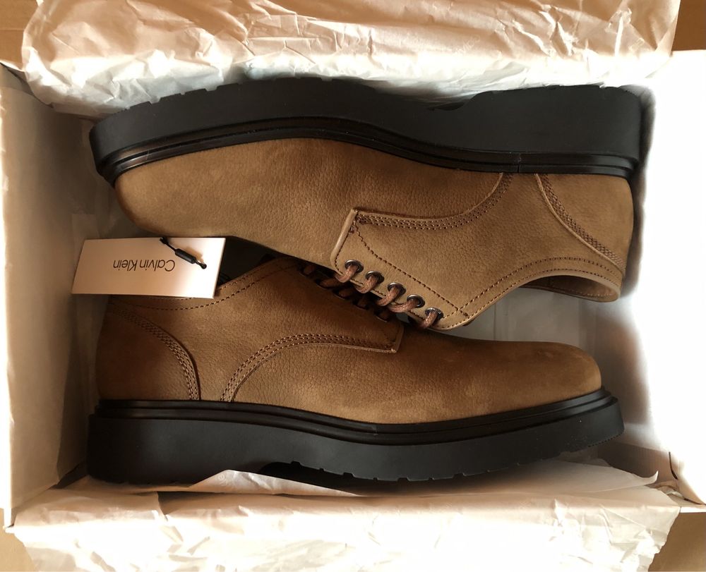 Calvin Klein Derby Suede Shoes ОРИГИНАЛНИ мъжки обувки/оксфорд 42,5/43