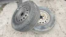 4 jante R15 anvelope uzate Mercedes Sprinter, VW LT 1996-2006