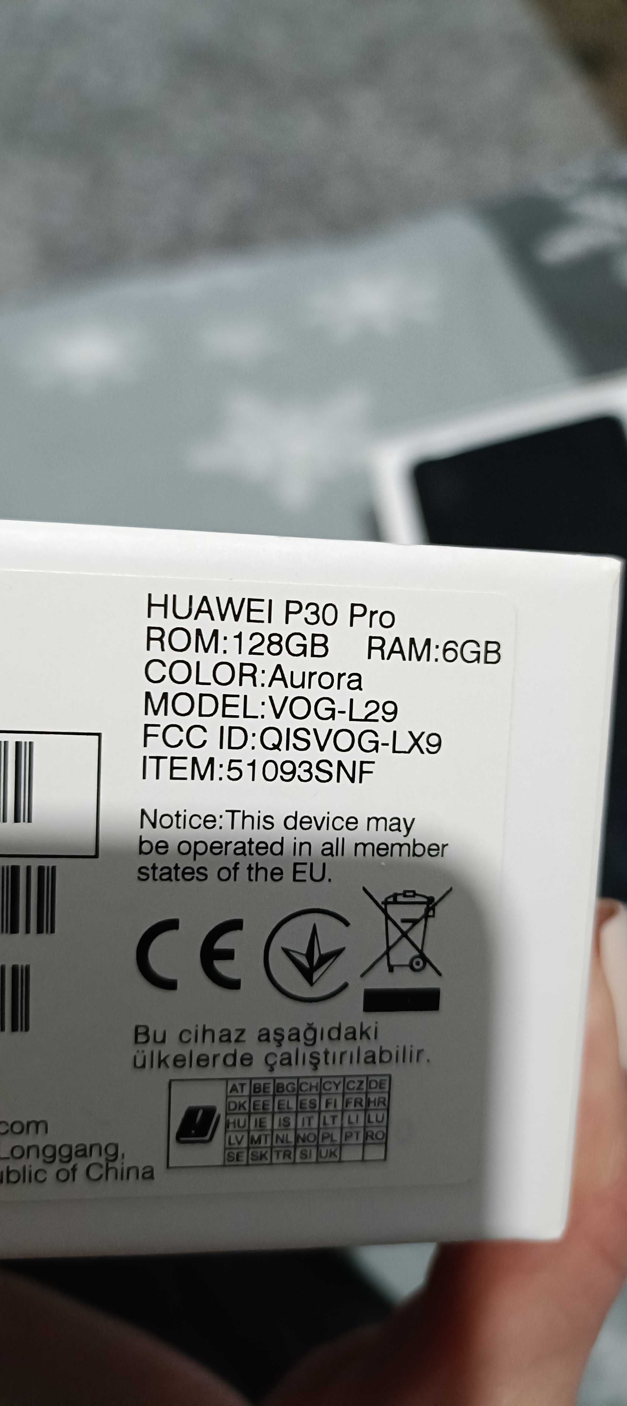 Huawei P30 Pro Aurora 128 GB/6 GB RAM. Impecabil