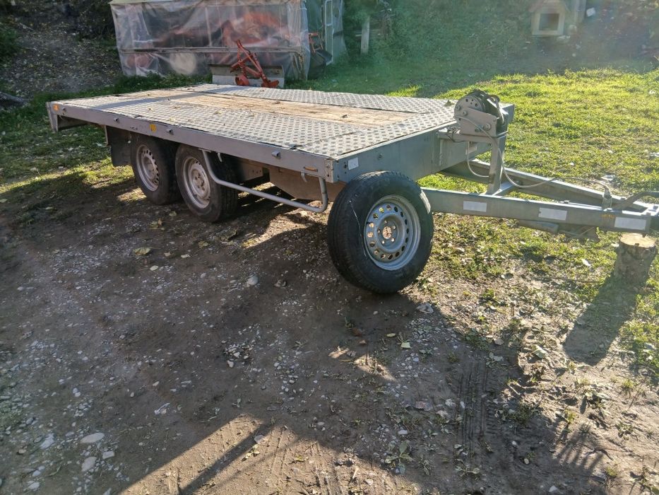 Platformă  remorcă 2,7 t cu obloane rabatabile  SARIS