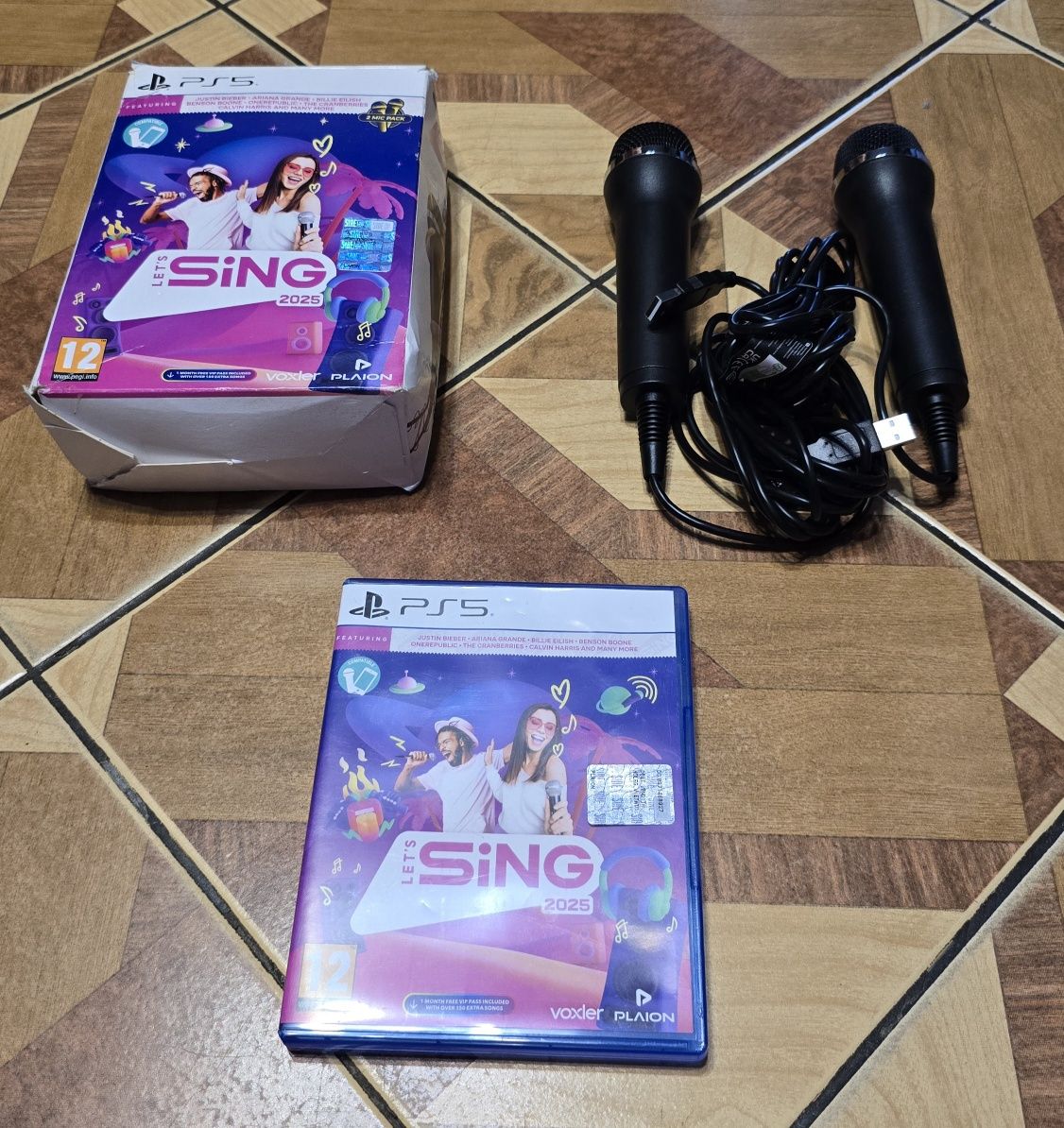 Let's Sing 2025 PS5 игра конзола микрофон