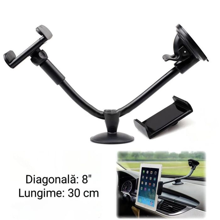 Suport auto tablete 8 inci diagonală, 30 cm lungime