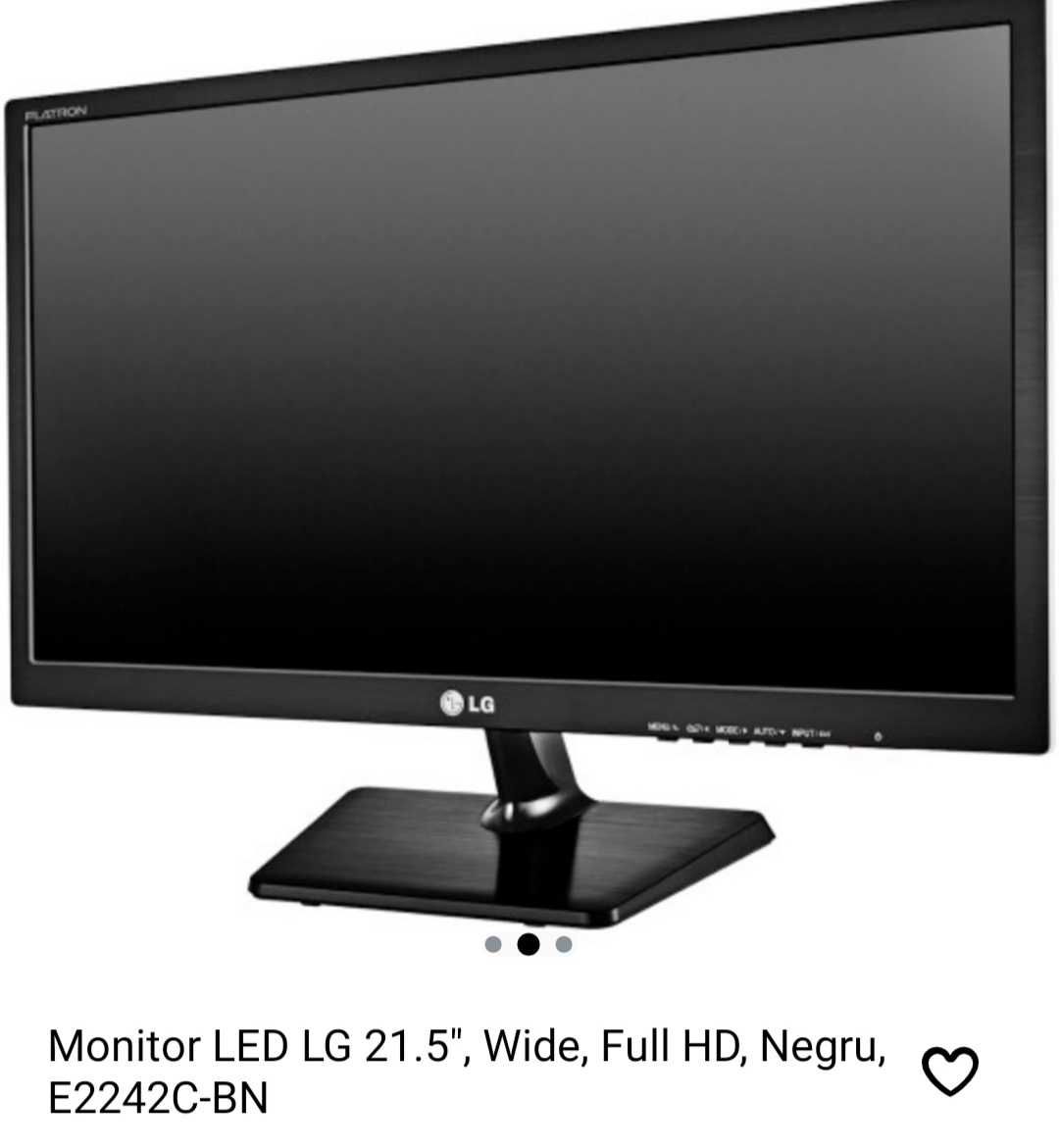 Monitor LG Full HD Negru