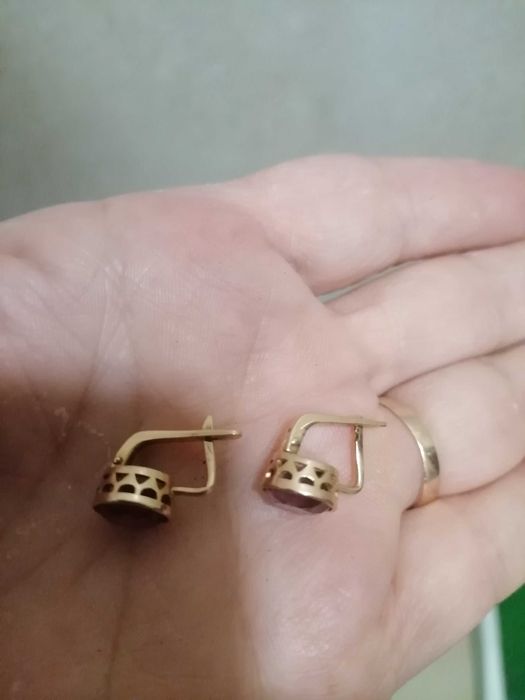 Руски, златни обици