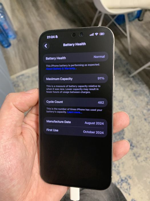 iPhone 16 Pro Max 1Tb - eSim - Ca nou fara urme - 91% Baterry