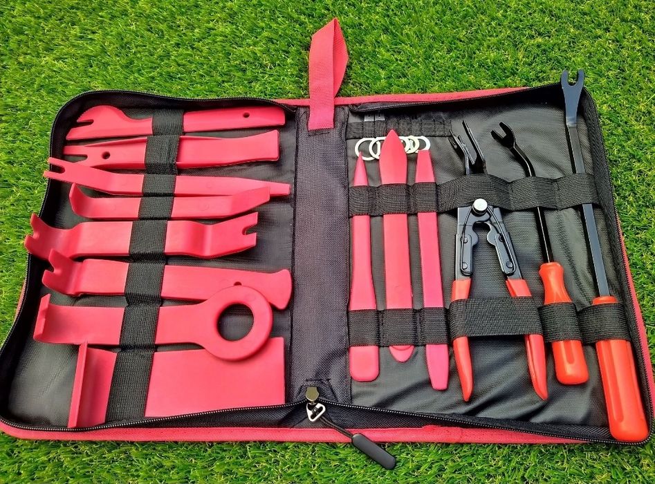 Kit Scule Demontare Plastice Tapiterie, Interior Auto,Trimuri 19 Piese