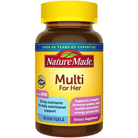 Multivitamin For Her Женские мультивитамины 60 капсул из Америки