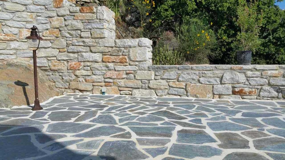 Piatră Decorativă, Marmură Thassos Bolovani Decor si Travertin