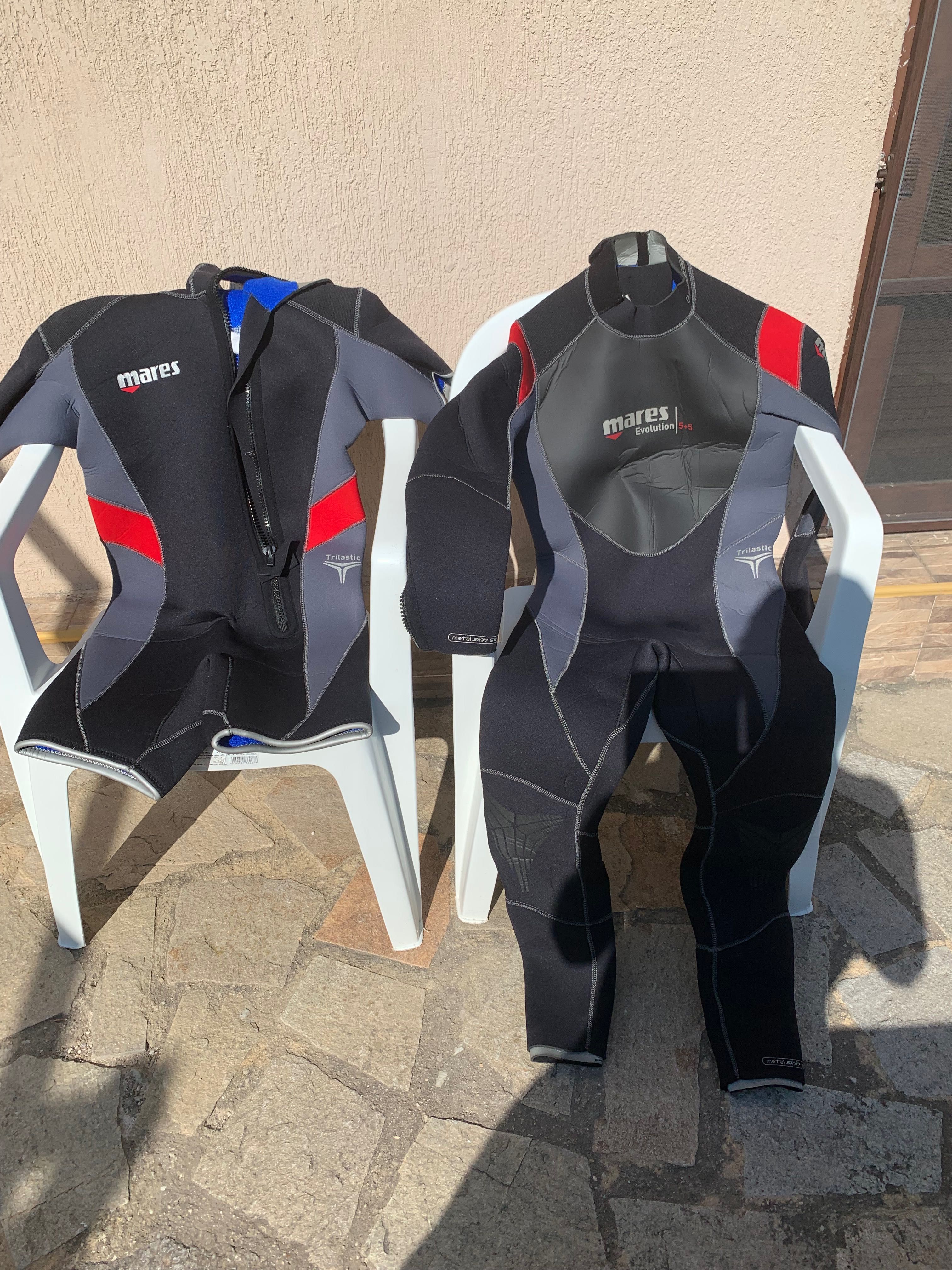 Нов мокър костюм Mares Evolution 5+5
