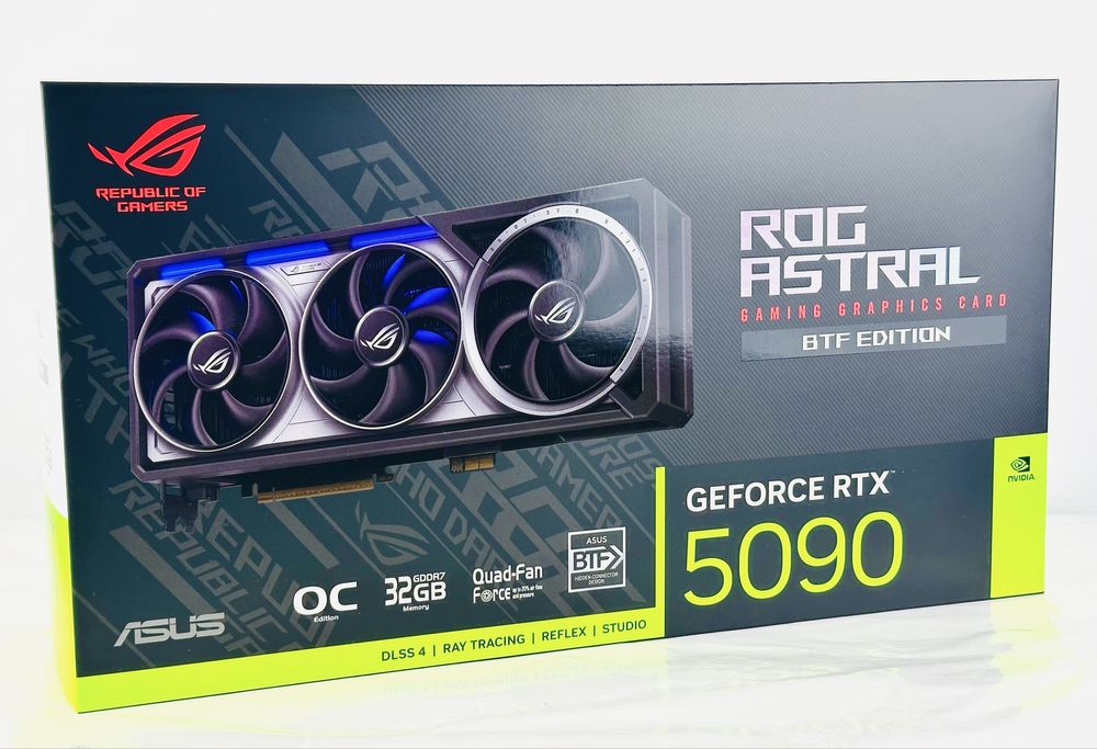 НОВА! Asus ROG ASTRAL RTX 5090 32GB BTF Edition Gaming OC