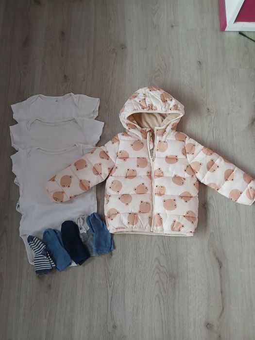 Ново ЯКЕ 3 бр Бодита next и 5 бр чорапи H&M