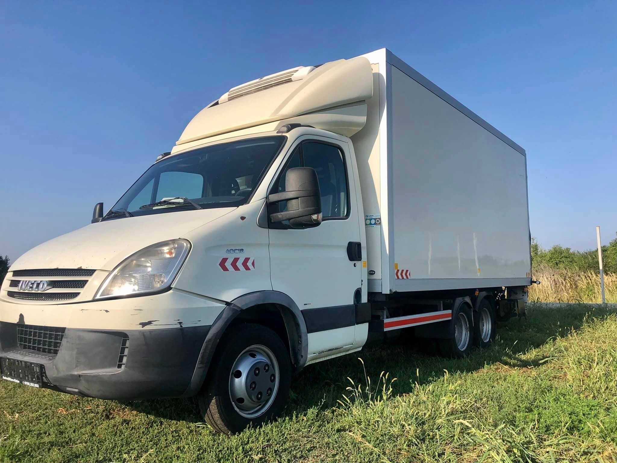 2009 IVECO DAILY 40C18 ansamblu cap tractor+remorca cub Frigorific