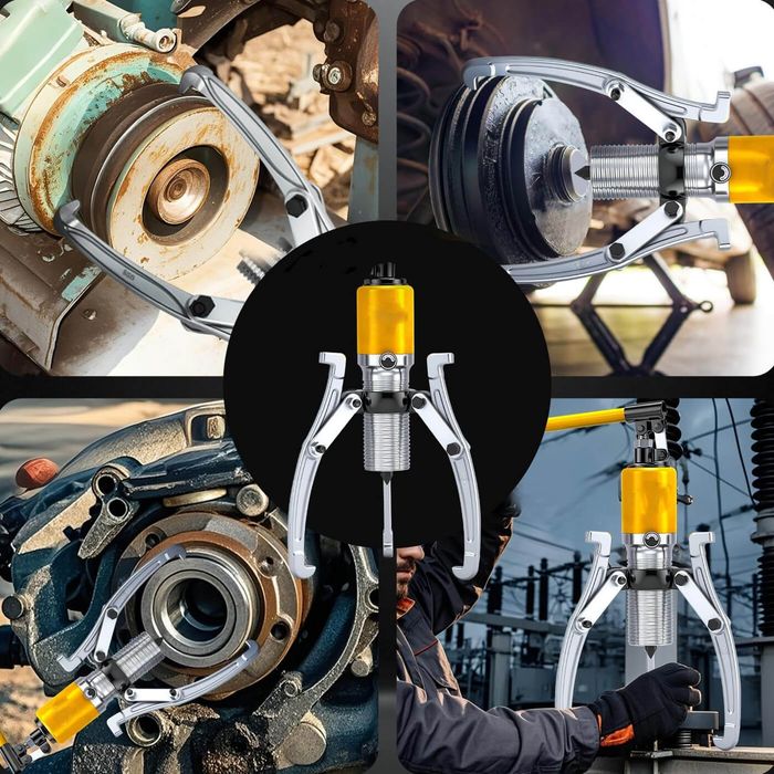 Професионална Хидравлична скоба KraftWorld 15T – за лагери, фланци и з