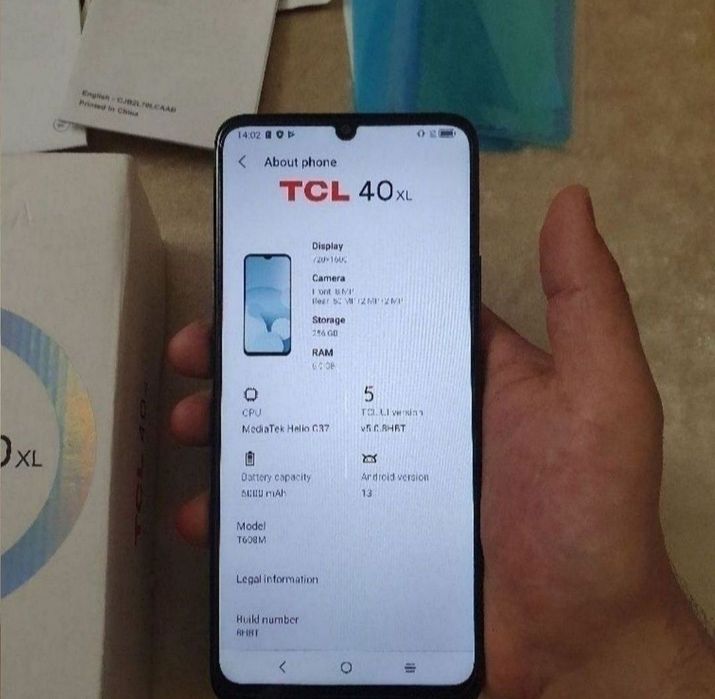 Srochna sotiladi TCL 40XL 6/256GB Orginal Xolati ideal yengide turibdi