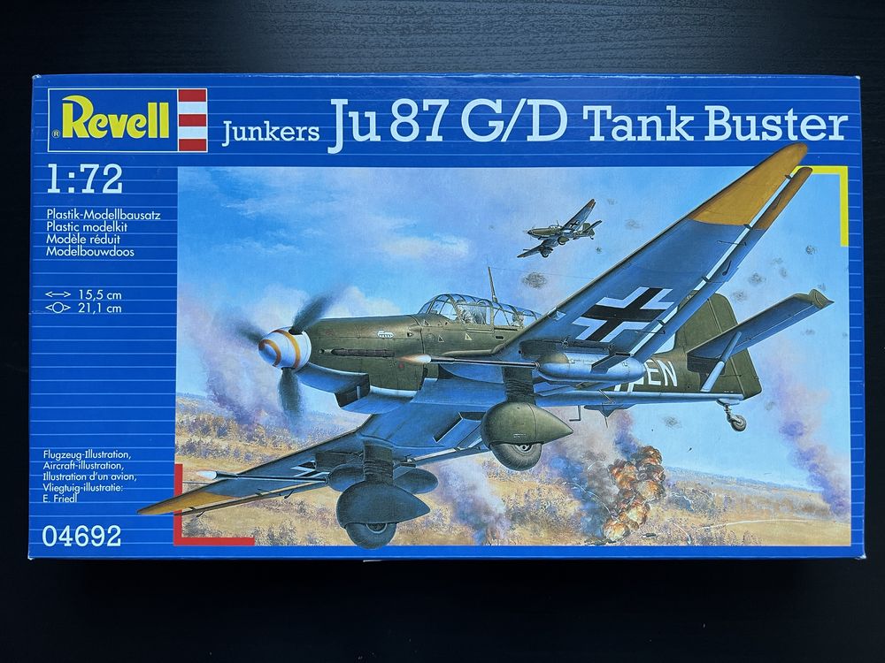 Сглобяема модел Junkers Ju 87 G/D Tank Buster