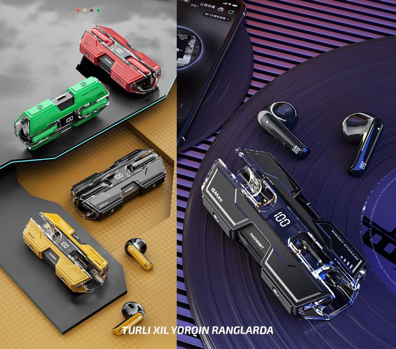 Наушники геймерские игровые TWS HIFI GM20