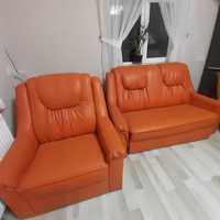 Set canapele culoare portocaliu