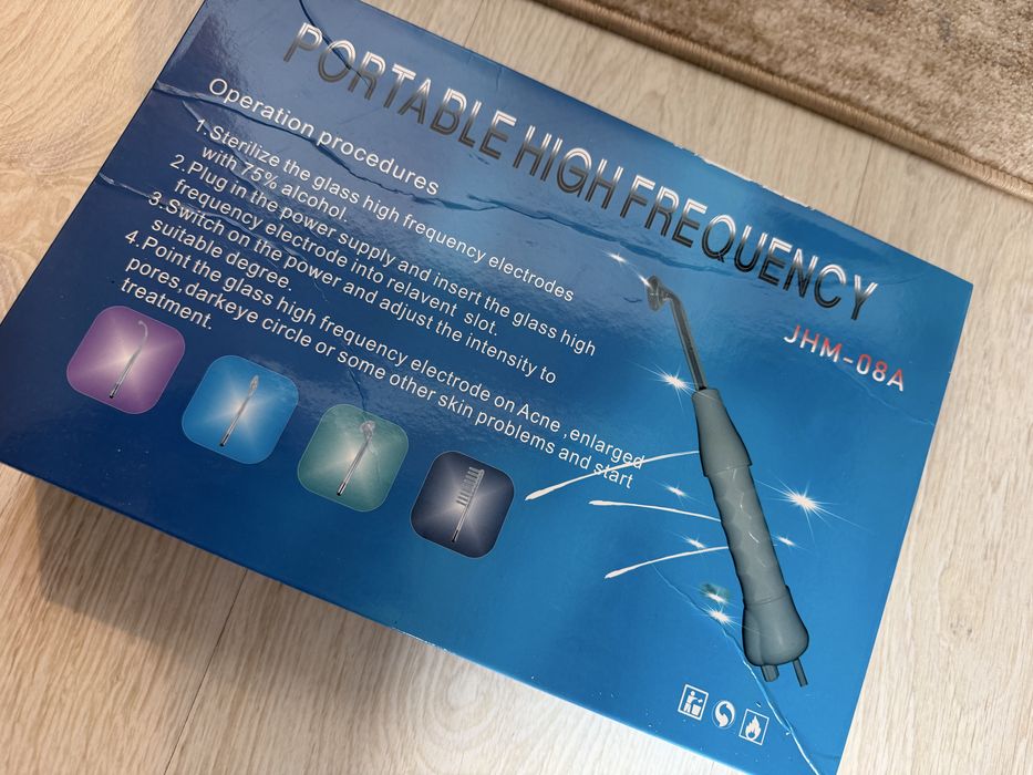 APARAT ELECTRODERM COSMETICA PORTABIL  si face skin cleansing scrubber